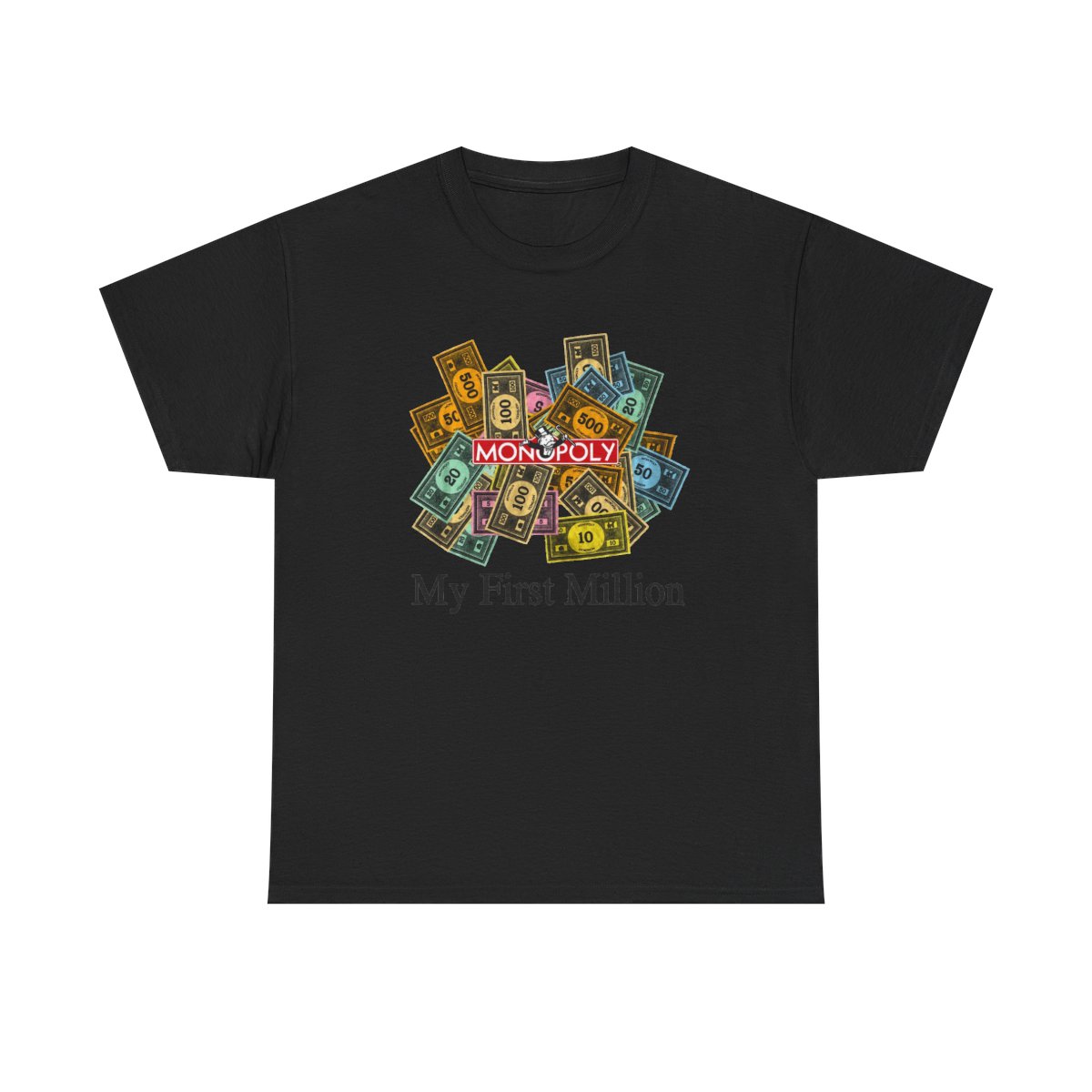 My First Million Monopoly Money Unisex Tee